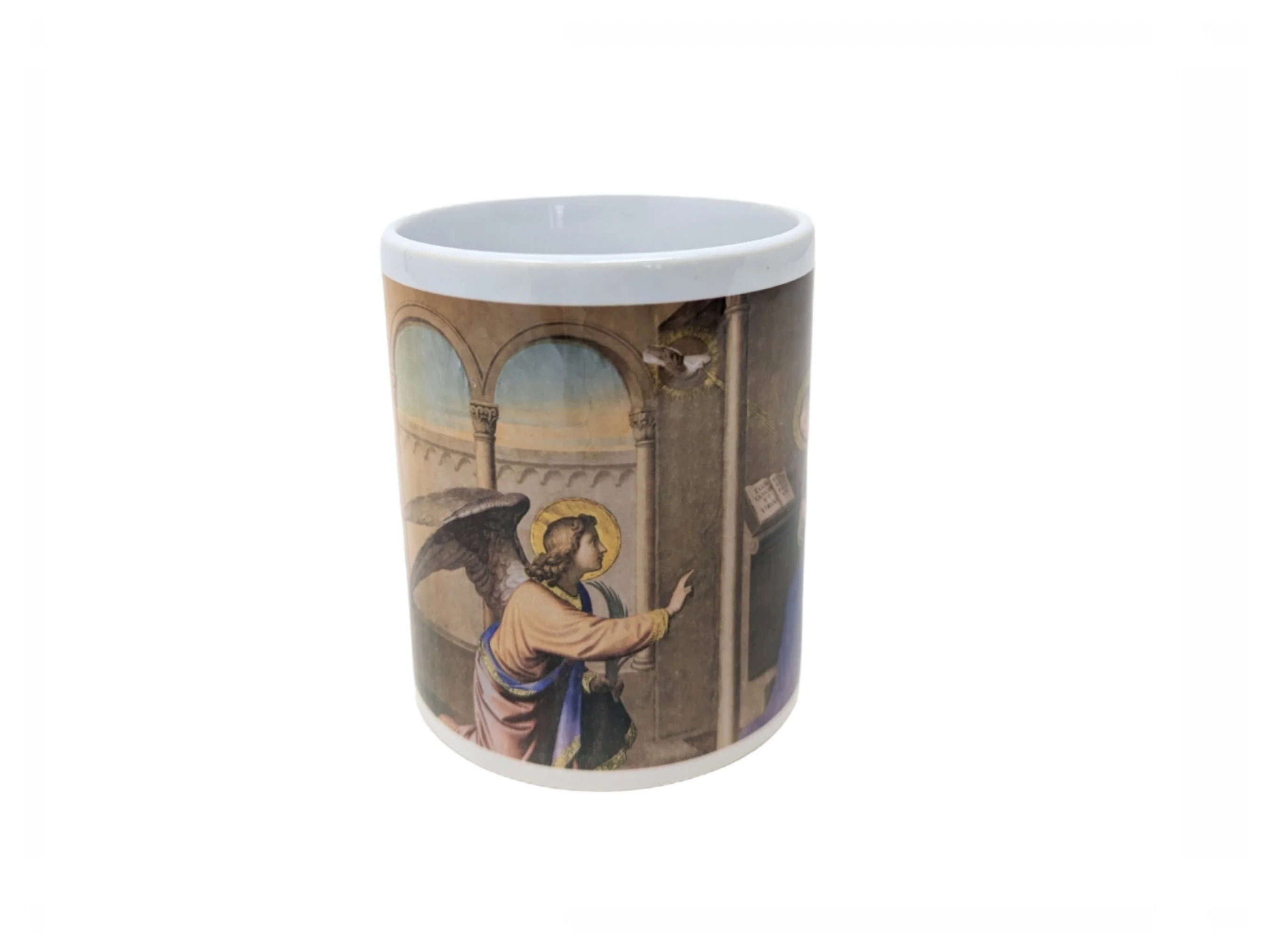 Annunciation, Catholic Mug, Catholic gift, Stocking stuffer, Baptism, Holy Communion, Confirmation, Present, Angel Gabriel - Image 2