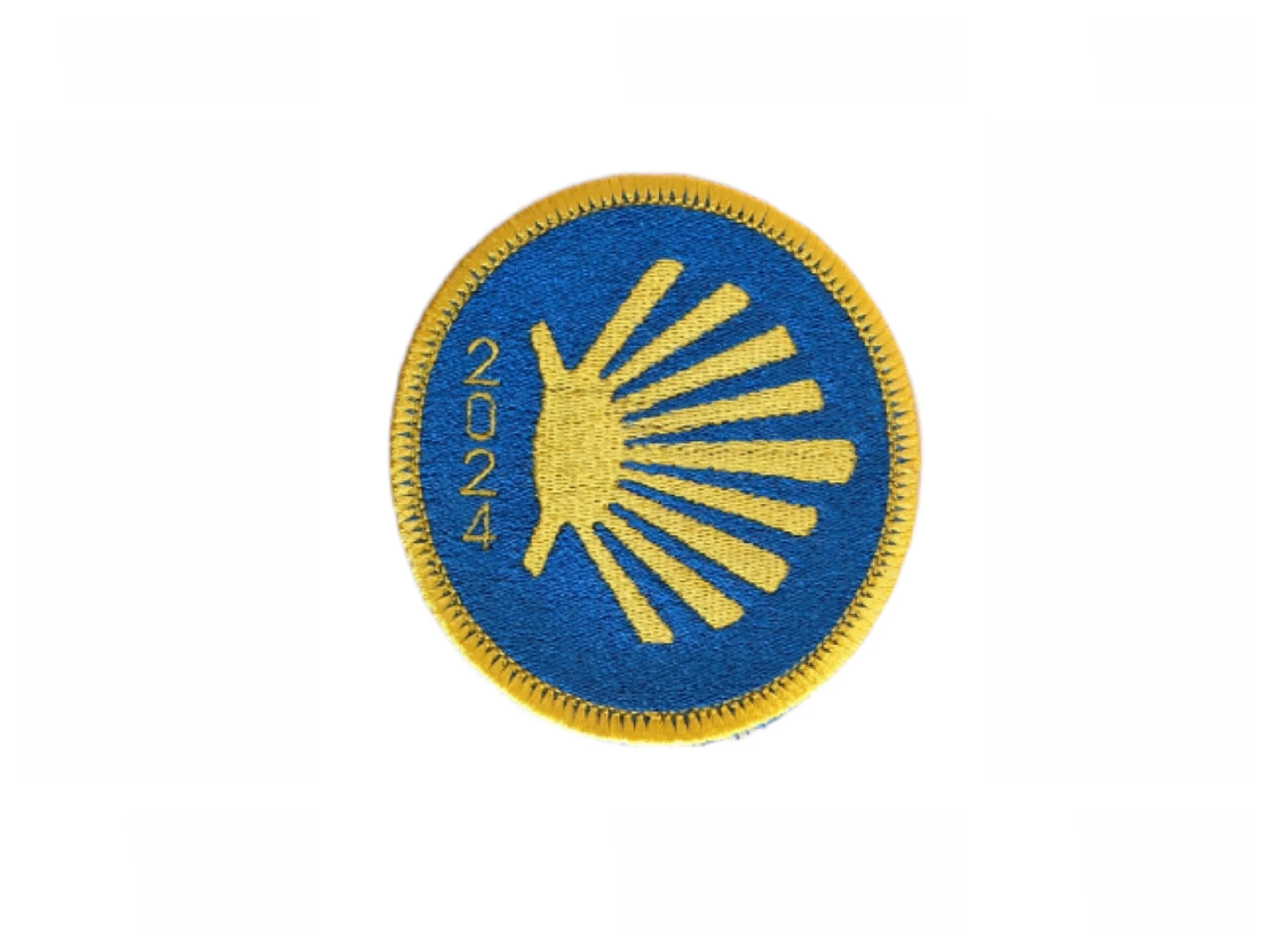 Camino de Santiago, Way of St James, Buen camino, pilgrim backpack badge, teen rucksack patch, camino shell, outdoor adventure, nature trail - Image 3