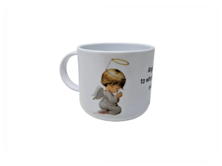 Child Morning prayer, small mug, Guardian angel, Catholic gift, Stocking stuffer, Christmas present, Communion, Confirmation, Baptism