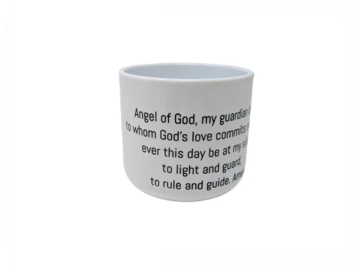 Child Morning prayer, small mug, Guardian angel, Catholic gift, Stocking stuffer, Christmas present, Communion, Confirmation, Baptism - Image 2