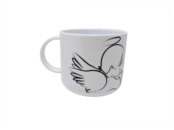 Child mug, Five little Angels prayer, Catholic Mug, Catholic gift, Stocking stuffer, Baptism, Holy Communion, Confirmation, Present - Image 4