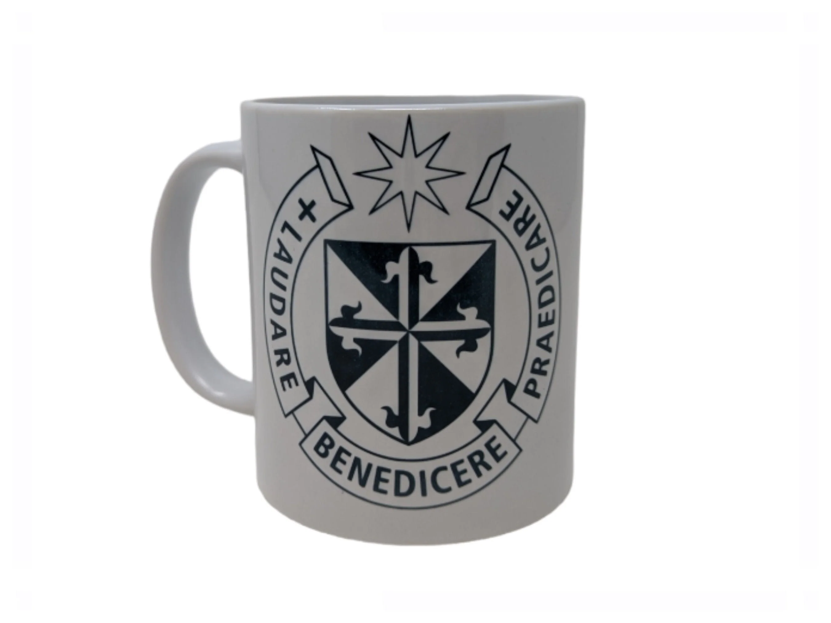 Dominican emblem Mug, Catholic Mug, Catholic gift, Stocking stuffer, Baptism, Holy Communion, Confirmation, Present