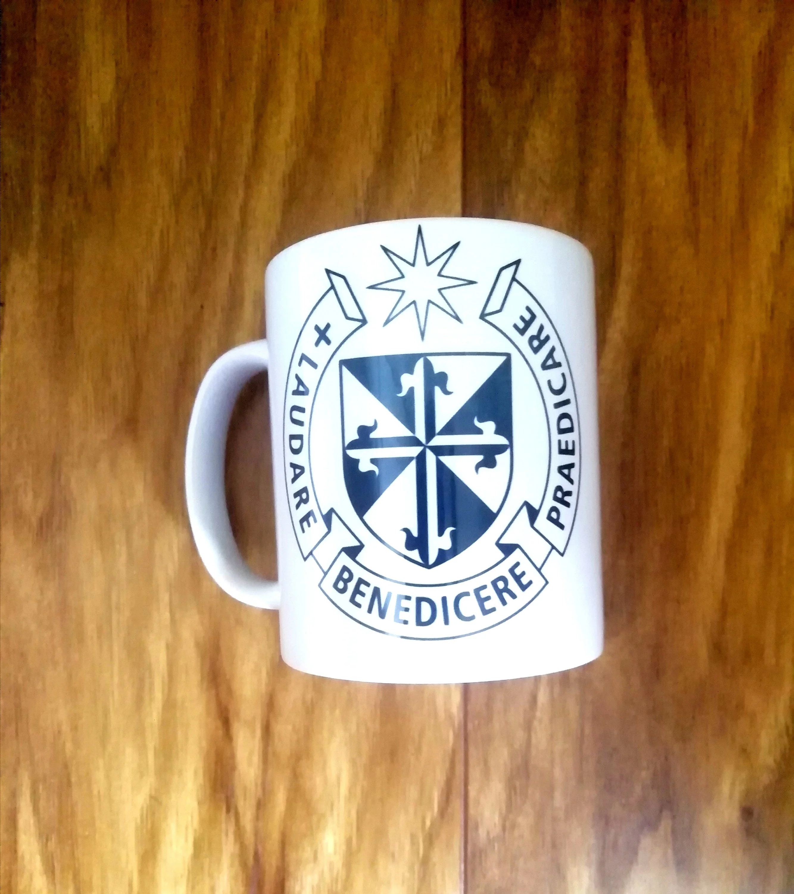 Dominican emblem Mug, Catholic Mug, Catholic gift, Stocking stuffer, Baptism, Holy Communion, Confirmation, Present - Image 3
