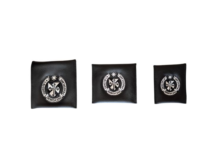 Dominican Order Leather Rosary Case – Catholic Prayer Pouch, Snap Closure, Small/Medium/Large