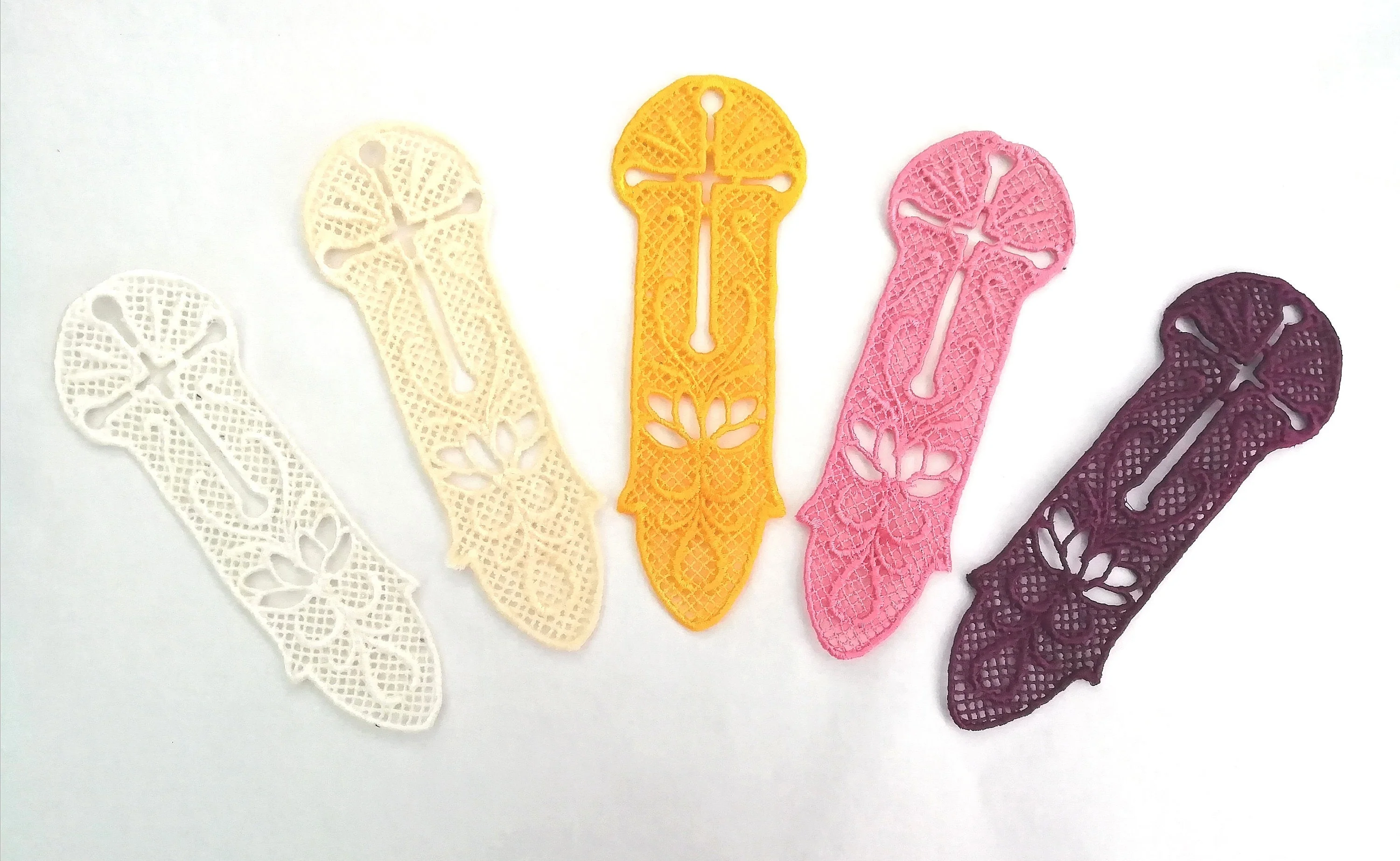 Free Standing Lace Bookmarks, Religious Bookmarks, Bookmarks, Missal Bookmarks, Bible Bookmarks, Book lover gift, Lace Anniversary (13th) - Image 3