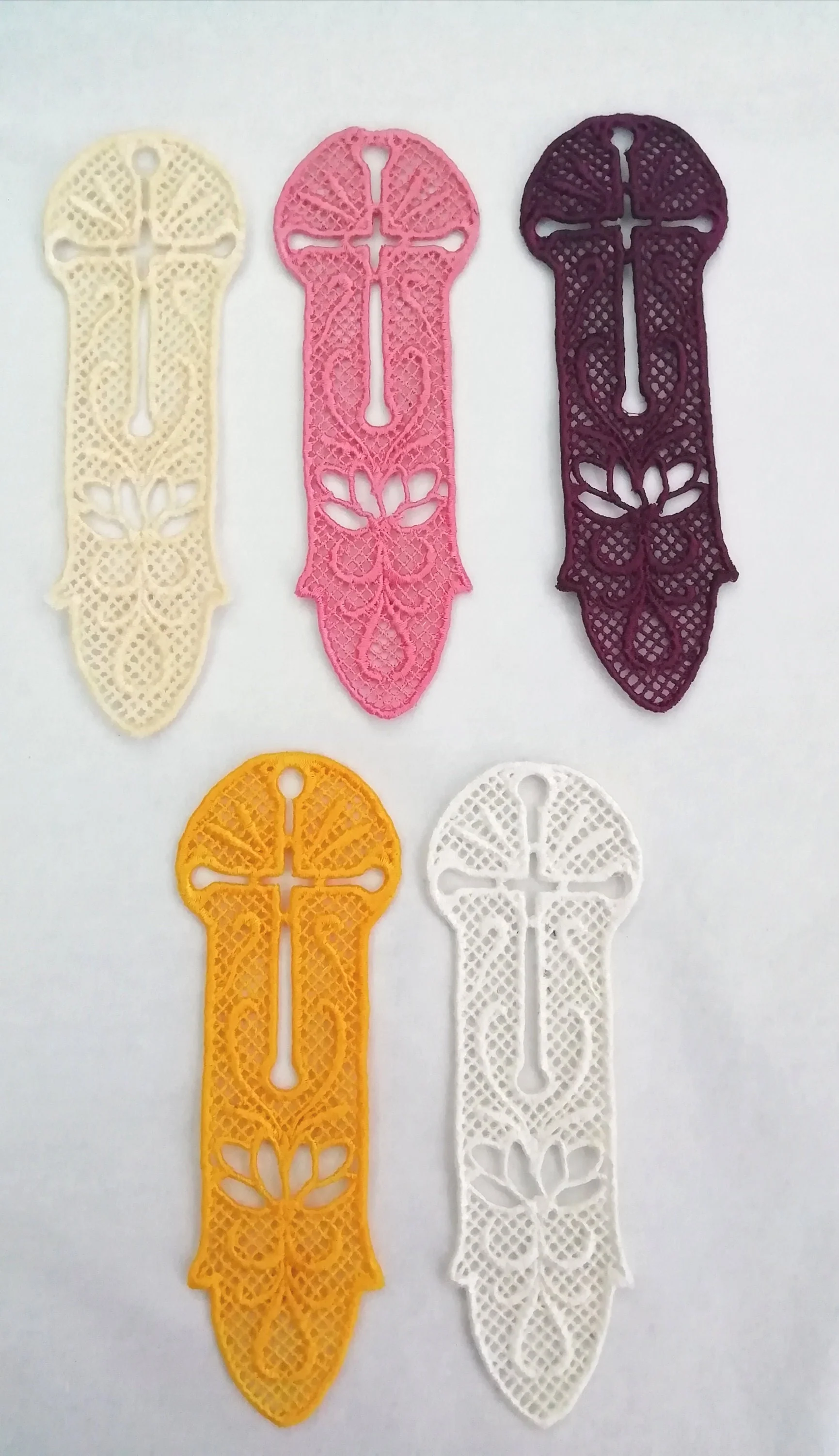 Free Standing Lace Bookmarks, Religious Bookmarks, Bookmarks, Missal Bookmarks, Bible Bookmarks, Book lover gift, Lace Anniversary (13th) - Image 6