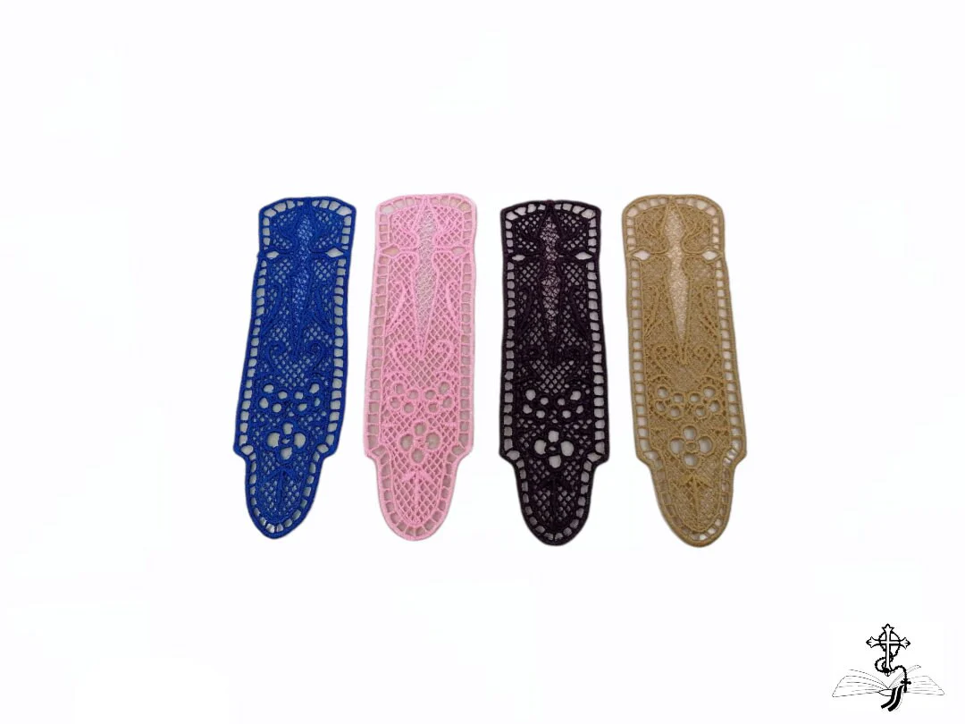 Lace bookmark, bookmark, freestanding lace, lace bookmarks, book accessories, lace anniversary, embroidered bookmark, 13th anniversary - Image 6