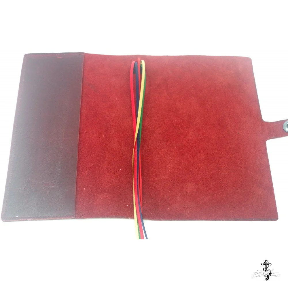 Magnificat & Benedictus Leather Cover – Reusable Monthly Prayer Book Cover in Full Grain Leather - Image 7