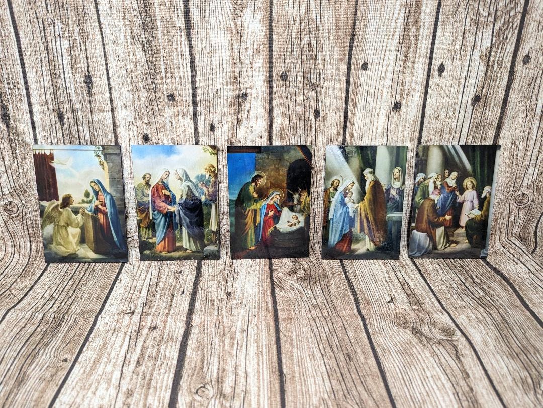 Mysteries of the Holy Rosary, Religious Gift, Blessed Virgin Mary, Joyful Mysteries, Sorrowful, Glorious, Catholic , Prayer, Devotion - Image 8