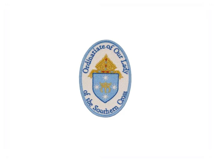 Ordinariate of Australasia badge, religious patch, iron on badge, sew on patch, embroidered badge, embroidered patch, pilgrimage - Image 3
