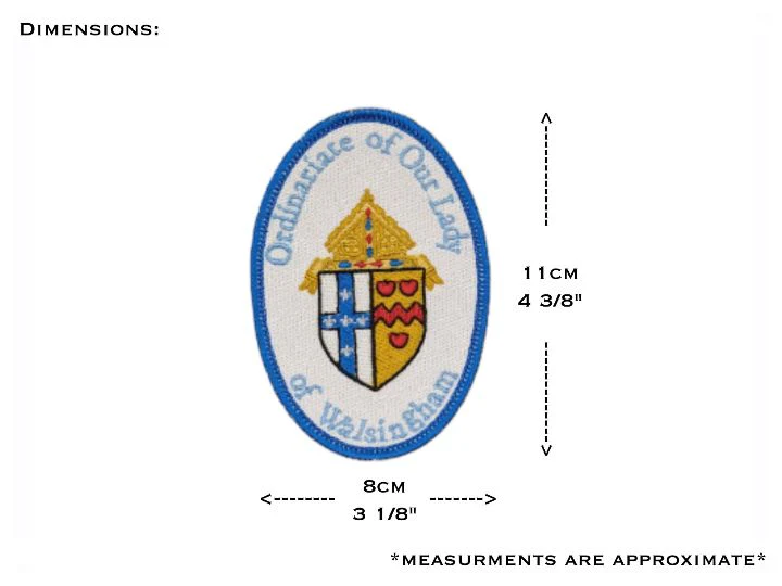 Ordinariate of Australasia badge, religious patch, iron on badge, sew on patch, embroidered badge, embroidered patch, pilgrimage - Image 4