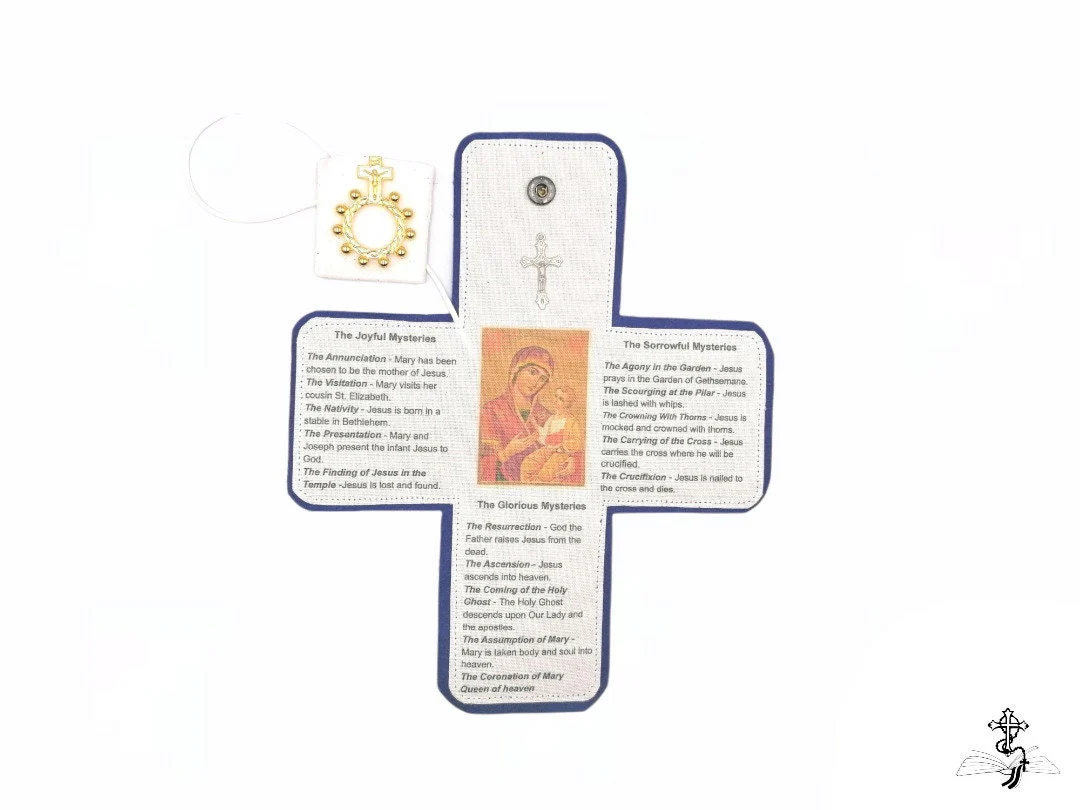 Rosary Pocket Oratory with Rosary rings - Image 3