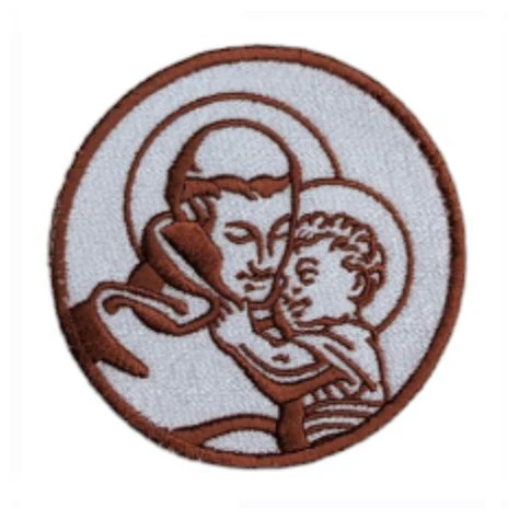 St Anthony of Padua, Anthony of Lisbon, Franciscan Friar, Badge, Patch, Pilgrim, Pilgrimage, Doctor of the Church, Baptism, Confirmation