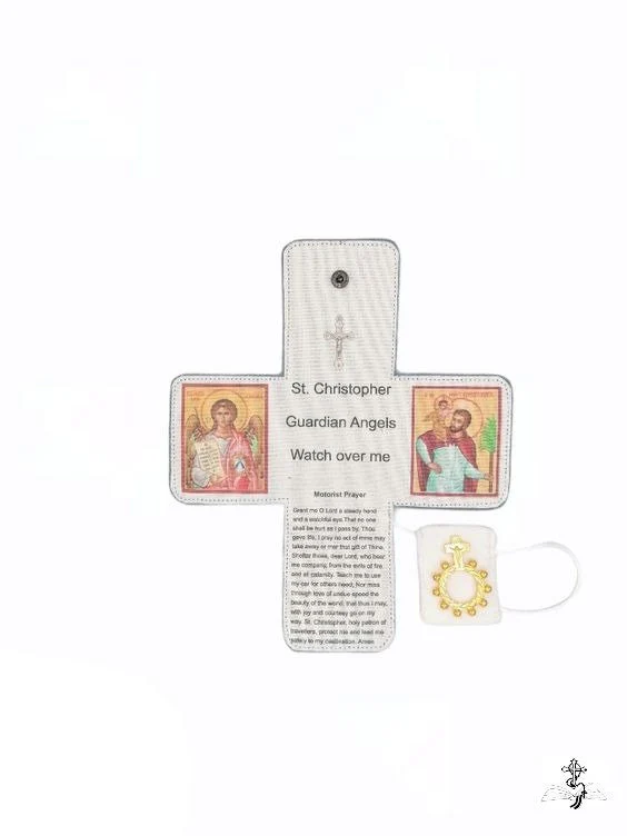 St. Christopher Pocket Oratory with rosary ring - Image 3