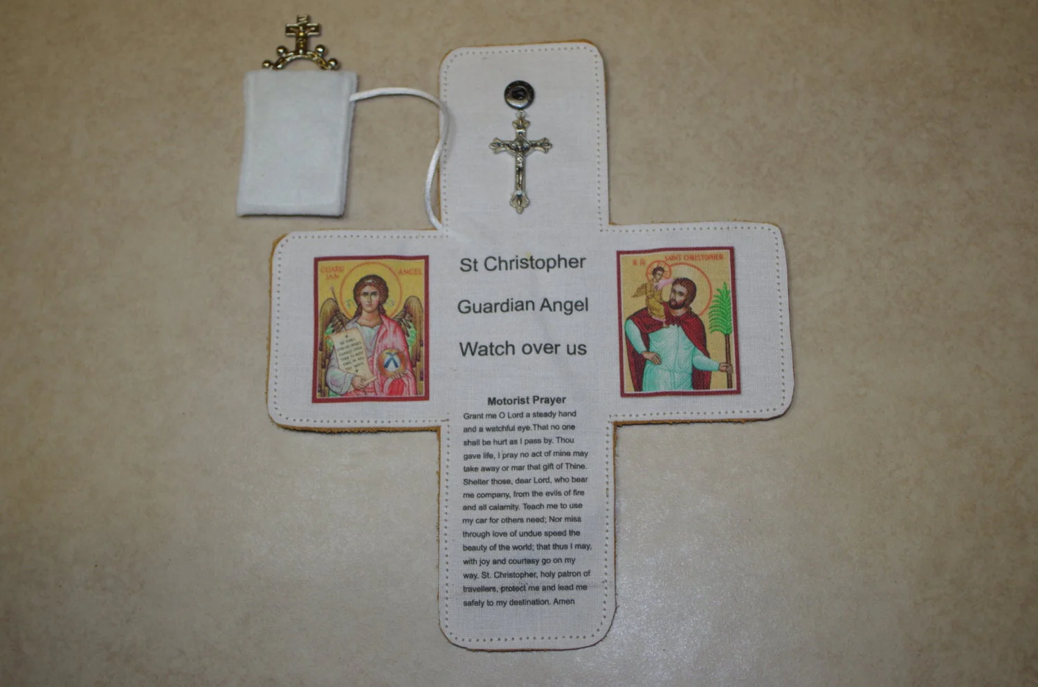 St. Christopher Pocket Oratory with rosary ring - Image 4