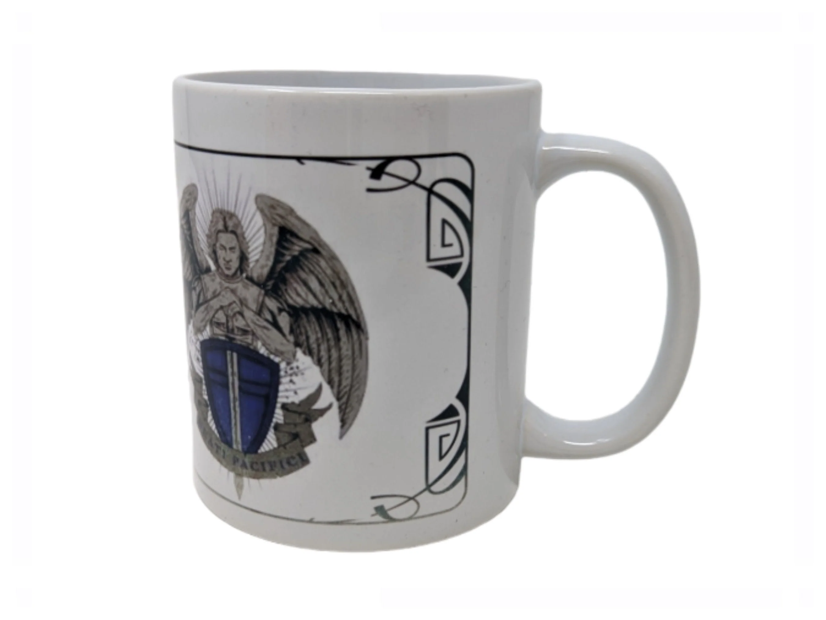 St Michael, Defend us in this day of battle, Catholic Mug, Catholic gift, Stocking stuffer, Baptism, Holy Communion, Confirmation, Present - Image 3