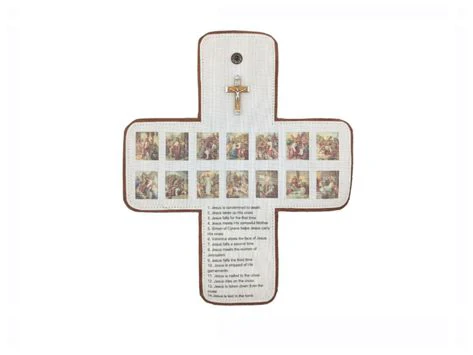 Stations of the Cross Pocket Oratory – Genuine Leather Travel Prayer Set with Sublimated Images & Wooden Crucifix | Catholic Lent & Confirmation Gift - Image 13